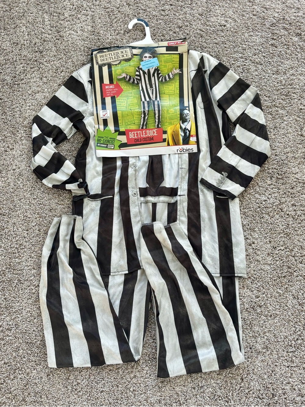 NWT Rubies Beetlejuice Beetlejuice Child Costume Size Large Target Exclusive